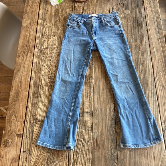 ZARA flare girls jeans size 11-12 - Picture 2 of 8
